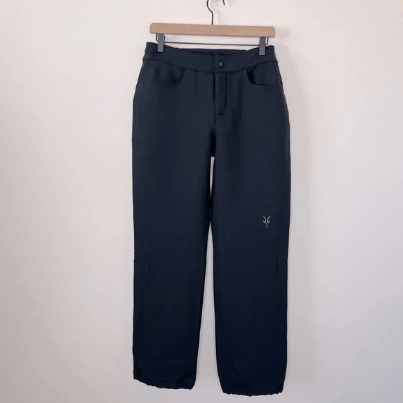 Ibex Climawool Lite Wool Pants Womens 10 Merino Soft Shell Hiking Snow Ski - Picture 1 of 13